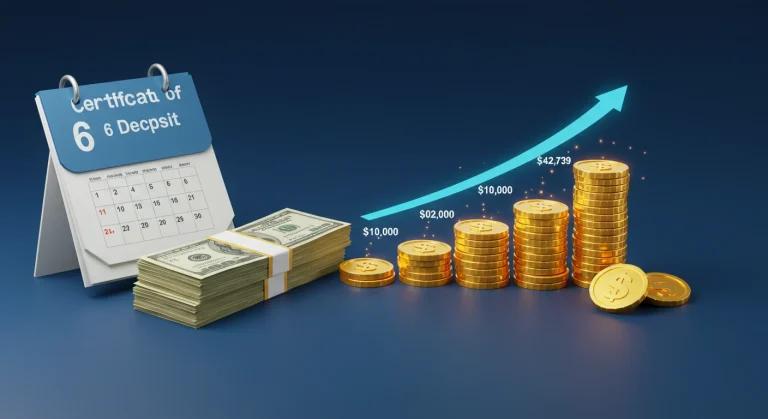 How much will $10,000 make in a 6 month CD?