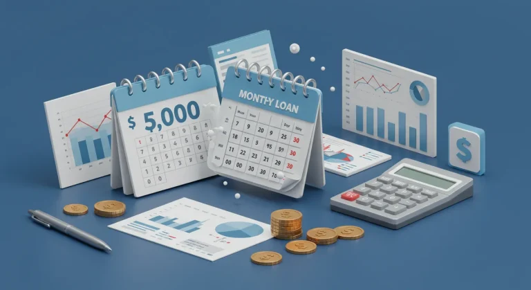How much would a $5000 loan cost per month?