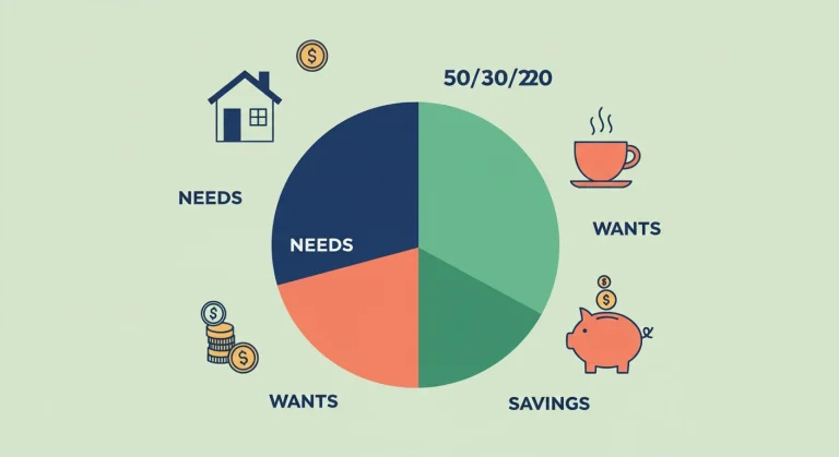 What does the 50 30 20 rule for budgeting represent?