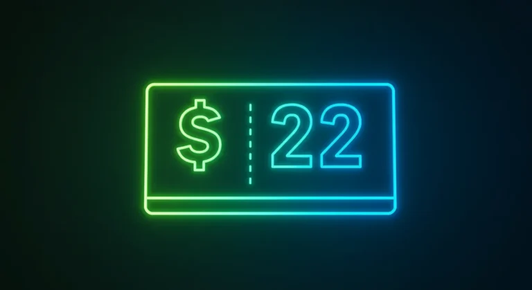 How much is 22 an hour annually?