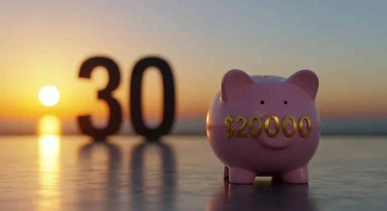 Is 20k in savings good at 30?